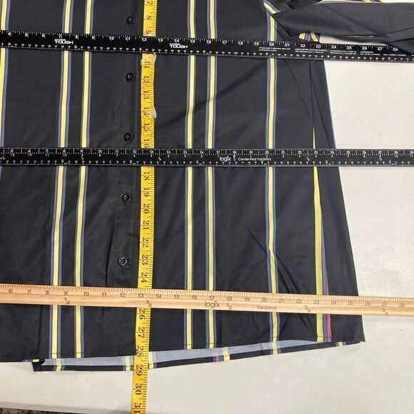 MISSLOOK Women’s 2XL Top Black Yellow & Blue New With Tags - Picture 7 of 9